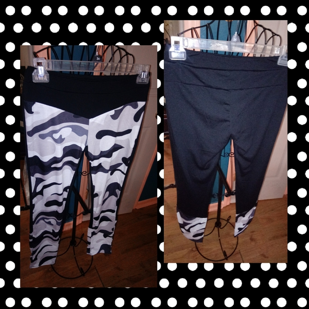 FINAL PRICE Black Camo Fintness Leggings